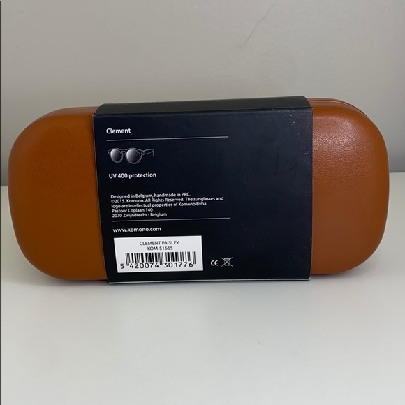 Komono New Sunglasses Clement Paisley round ombre gray black - Picture 16 of 16